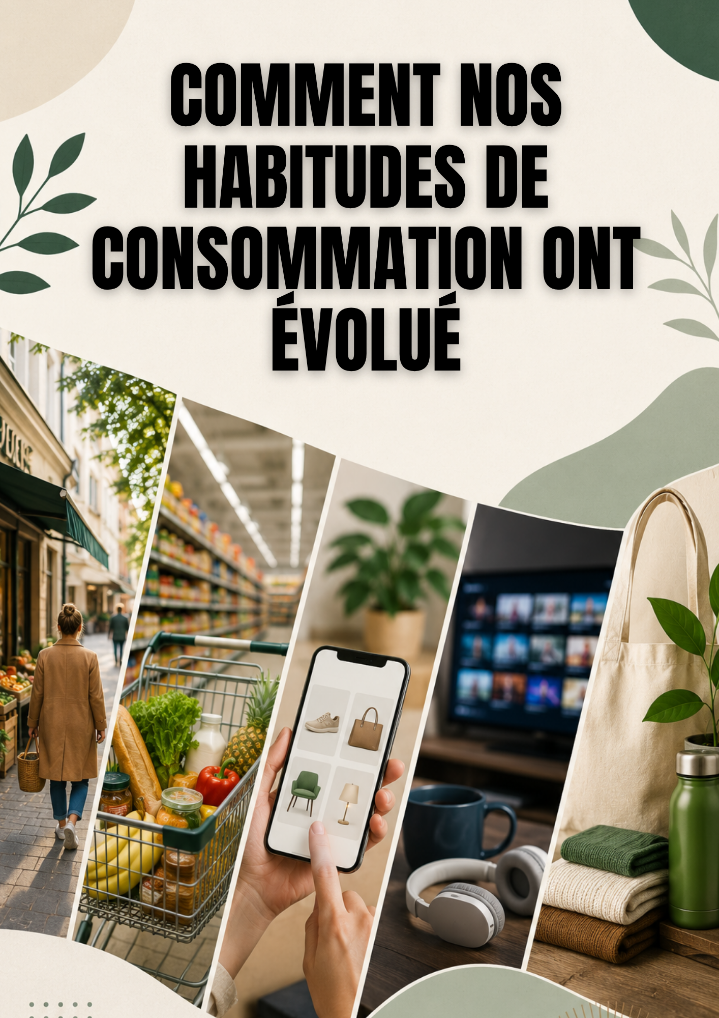 Comment nos habitudes de consommation ont évolué