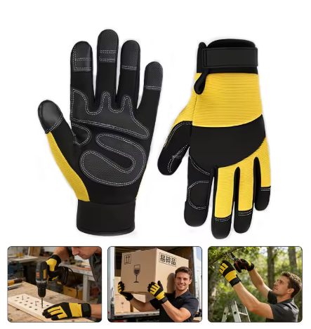 Gants de Travail Antidérapants – Protection Renforcée Multi-Usage