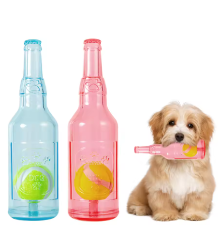 Jouet Bouteille Interactif pour Chien – Balle Amusante à Mâcher